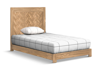 Bunkhouse B2 Twin Low Profile Bed - Buckskin