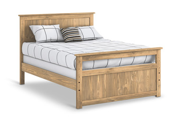 image Bunkhouse B2 Full Panel Bed - Buckskin