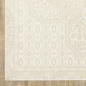 Raylan Ivory/Ivory Area Rug - 8′0″ X 11′0″