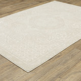 Raylan Ivory/Ivory Area Rug - 5′0″ X 8′0″ thumbnail 3