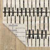 Raylan Ivory/Black Area Rug - 8′0″ X 11′0″ thumbnail 4