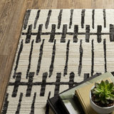 Raylan Ivory/Black Area Rug - 8′0″ X 11′0″ thumbnail 3