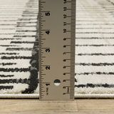 Raylan Ivory/Black Area Rug - 8′0″ X 11′0″ thumbnail 5