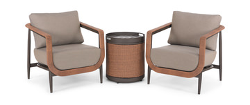 image Riverdale II Garden 3 Piece Chat Set 