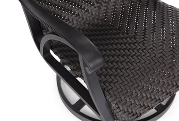 San Tropez Woven Swivel Lounge Chair