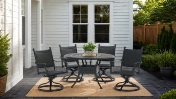 Veranda 5 Piece Swivel Patio Dining Set