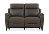 Atlas Leather Power Reclining Loveseat - Charcoal thumbnail 1