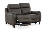 Atlas Leather Power Reclining Loveseat - Charcoal thumbnail 5