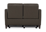 Atlas Leather Power Reclining Loveseat - Charcoal thumbnail 3
