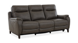 Atlas Leather Power Reclining Sofa - Charcoal thumbnail 2