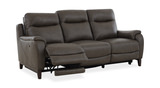 Atlas Leather Power Reclining Sofa - Charcoal thumbnail 5
