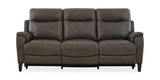 Atlas Leather Power Reclining Sofa - Charcoal thumbnail 1