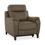 Atlas Leather Power Recliner - Sand thumbnail 1
