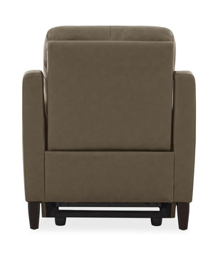 Atlas Leather Power Recliner - Sand