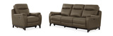 Atlas Leather Power Reclining Sofa - Sand thumbnail 11