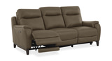 Atlas Leather Power Reclining Sofa - Sand thumbnail 5