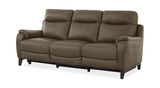 Atlas Leather Power Reclining Sofa - Sand thumbnail 6