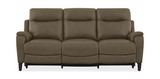 Atlas Leather Power Reclining Sofa - Sand thumbnail 1