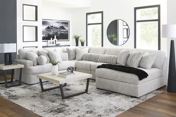 image Polar 6 Piece Sectional - Right Facing Chaise