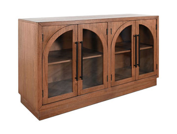 Double Arch Accent Cabinet
