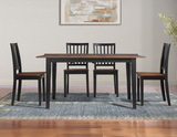 Oxbow Table And 4 Side Chairs thumbnail 2