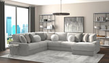 Kayla 4 Piece Modular Sectional - Plalatium thumbnail 2
