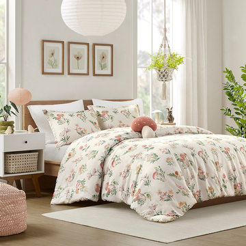 Gwen Mushroom Full/Queen Bedding Set