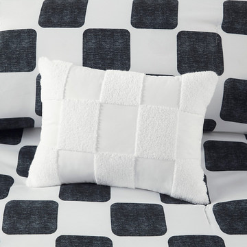 Miley Checkered Full/Queen Bedding Set