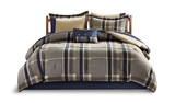 Robbie Plaid Queen Bedding Set thumbnail 1
