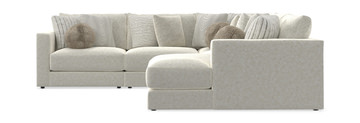 Bentley 5 Piece Sectional with Right Chaise