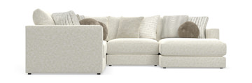 Bentley 5 Piece Sectional with Right Chaise