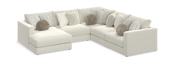 image Bentley 5 Piece Sectional with Left Chaise