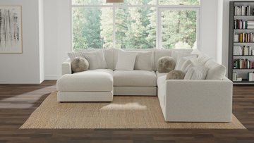Bentley 5 Piece Sectional with Left Chaise