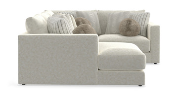 Bentley 4 Piece Sectional with Left Chaise