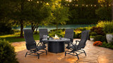 San Tropez 5 Piece Fire Table Set  thumbnail 3