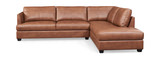 Bailey Leather Sectional - Right Chaise thumbnail 2