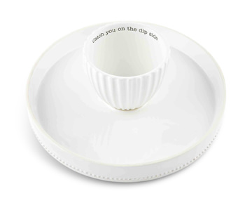 Reversible Chip And Dip Pedestal Set