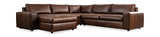 Nest Leather 4 Piece Sectional thumbnail 1