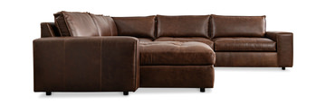 Nest Leather 4 Piece Sectional