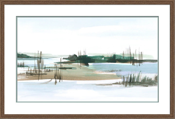 Marsh Reeds I Framed Art