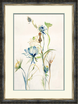 Late Summer Wild Flowers II Framed Art