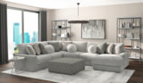 Kayla 4 Piece Modular Sectional - Plalatium thumbnail 3