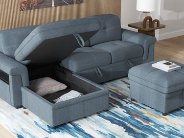 Gisele Pop-Up Sleeper With Storage Chaise