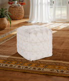 Leah Square Pouf thumbnail 3