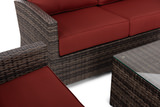 Metro 4 Piece Loveseat Set  thumbnail 3