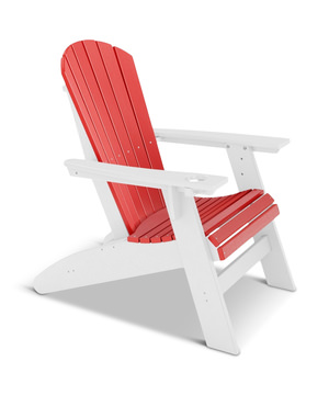 St. Simons Adirondack Chair - Crimson Red