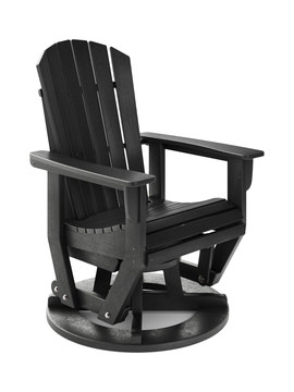 St. Simons Swivel Glider Chair - Black