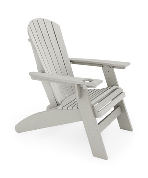 St. Simons Adirondack Chair - Heron Grey