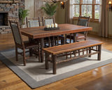 Appalachian Table With 4 South Fork Chairs and Bench thumbnail 3