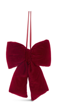 Burgundy Bow Ornament